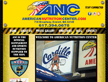 Tablet Screenshot of americannutritioncenter.com